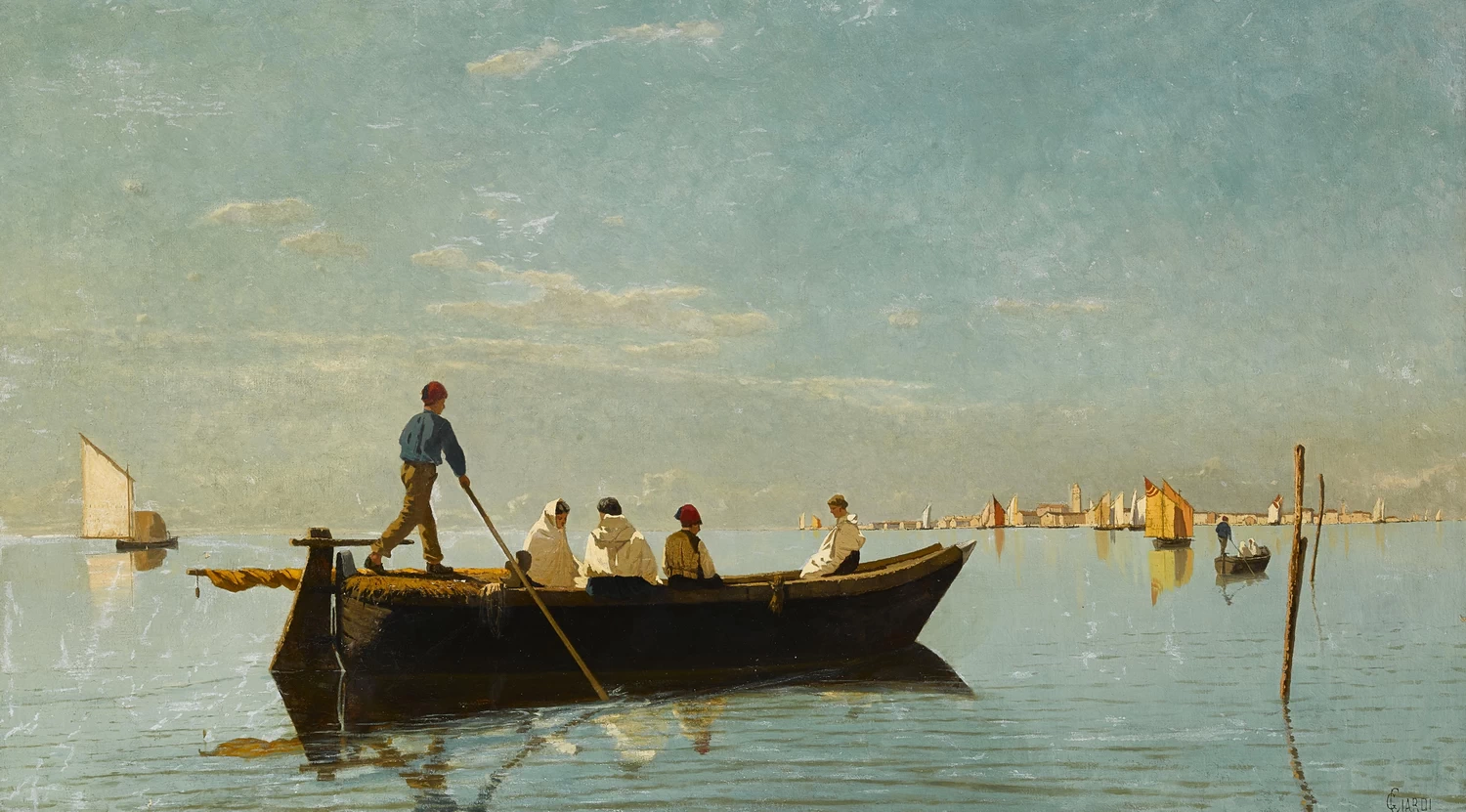 In laguna a Venezia